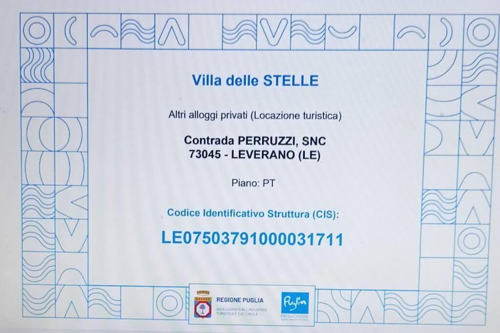 Villa Delle Stelle Con Piscina Leverano Buitenkant foto